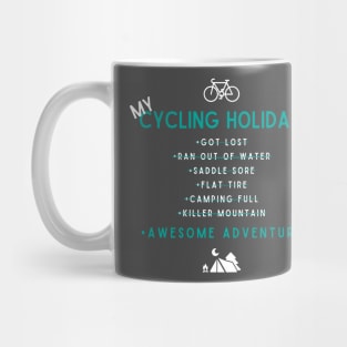 Cycling holiday Mug